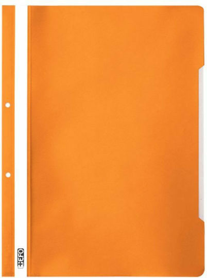 +Efo Mappe mit Feder für Papier A4 Orange 1Stück