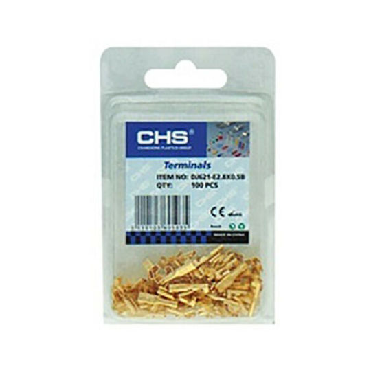 CHS Quick Disconnect Terminal 4.8-0.75 Copper 100pcs 01.036.0504