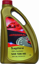 Federal Saphire Синтетичен Масло 5W-40 4лт