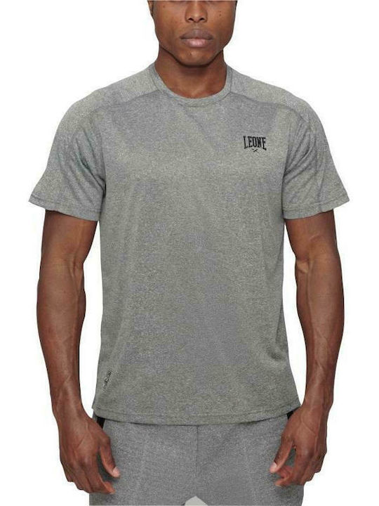 Leone ABX606 Herren Sport T-Shirt Kurzarm Gray