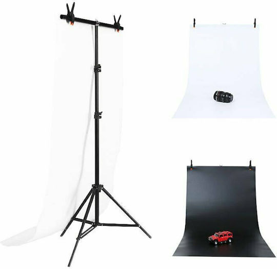 Puluz 70x200cm + Backdrops 2pcs Kit de iluminat pentru Studio