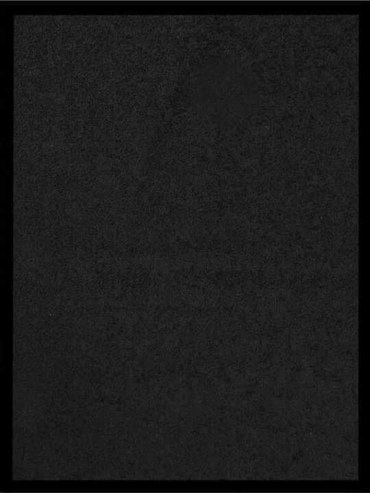 vidaXL Πατάκι Εισόδου Μοκέτα με Αντιολισθητικό Υπόστρωμα Μαύρο 40x60εκ.