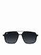 OJO Sunglasses Square Oye Unisex Γυαλιά Ηλίου με Κοκκάλινο Σκελετό Black 44OMN73052