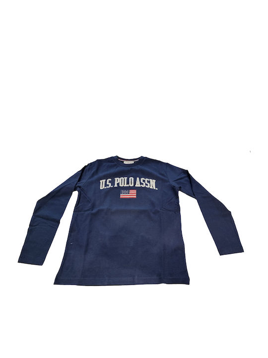 U.S. Polo Assn. Kids Blouse Long Sleeve Blue