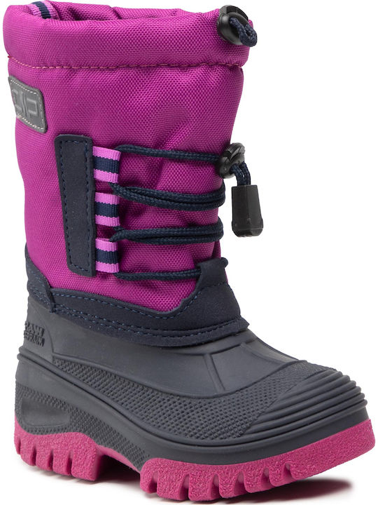 CMP Kids Snow Boots with Laces Black