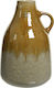 Kaemingk Decorative Vase Beige 16x16x27cm