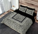 Makis Tselios Home Σετ Πάπλωμα Υπέρδιπλο 220x240εκ. Mao Black 3τμχ