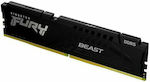 Kingston Fury Beast 32GB DDR5 RAM mit 2 Modulen (2x16GB) und Geschwindigkeit 5200 für Schreibtisch (KF552C40BBK2/32)