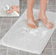 Bathtub Mat with Suction Cups White 70x40cm