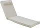 Freebox Liegestuhlkissen Beige 70x119cm. FB911237.60T
