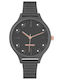 Nine West Damen Uhr mit Gray Kautschukarmband