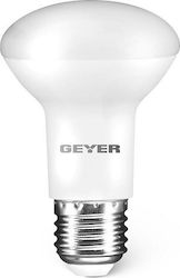 Geyer Becuri LED pentru Soclu E27 și Formă R63 Alb natural 806lm 1buc