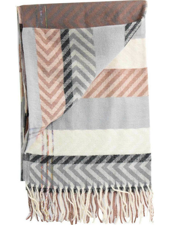 Verde 06-0741 Women's Scarf Brown