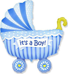 Balloon Foil Boy Birth Blue Buggy Boy