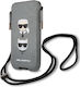 Karl Lagerfeld Saffiano Karl & Choupette Head L...