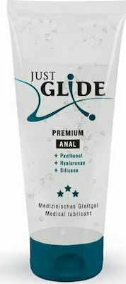 Just Glide Premium Anal Anal Lubrifiant Lubrifiant medical cu pantenol și hialuronic 200ml