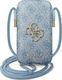 Guess Big Metal Logo Beutel Blau GUPHL4GMGBL