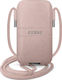 Guess Saffiano Metal Logo Sock & Pouch Pink GUP...