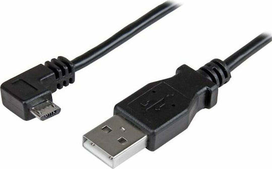 StarTech Regular USB 2.0 to micro USB Cable Μαύρο 1m (USBAUB1MRA)