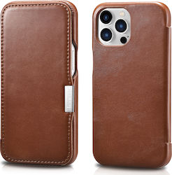 iCarer Metal Clip Vintage Book Leather Brown (i...