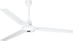 Leyca ICF14080EU3BW Commercial Ceiling Fan with Remote Control 80W 140cm with Remote Control
