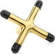 Cross Brass Bridge Γέφυρα Μπιλιάρδου Μπρούτζινο 1τμχ 1038