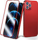Joyroom 360 Full Cover Πλαστικό 0.76mm Κόκκινο (iPhone 13 Pro Max)
