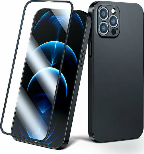 Joyroom 360 Vollschutz Kunststoff 0.76mm Schwarz (iPhone 13 Pro)