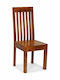 Dining Room Wooden Chair Καφέ 43x43x104cm 2pcs