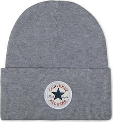 Converse Chuck Patch Beanie Γυναικείος Σκούφος Πλεκτός σε Γκρι χρώμα
