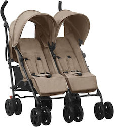 vidaXL Umbrella Stroller Suitable for Newborn Taupe 14.4kg 10237