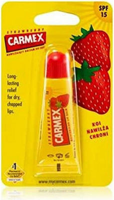 Carmex Tube SPF15 Lip Balsam SPF15 Căpșuni 4.25gr