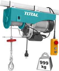 Total Electric Hoist 18m for Weight Load up to 999kg Blue