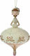 Iliadis Christmas Ballerina Ornament White 10x18cm