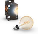 Philips Hue Smart LED-Lampe 7W für Fassung E27 und Form G125 Einstellbar Weiß 550lm