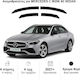 Heko Set of Windbreakers Front and Rear Car Dark Fime for Mercedes-Benz C Class W206 4D 2021 4pcs