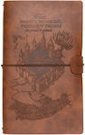 Grupo Erik Harry Potter Notizbuch mit Gummiband Braun CTBV001