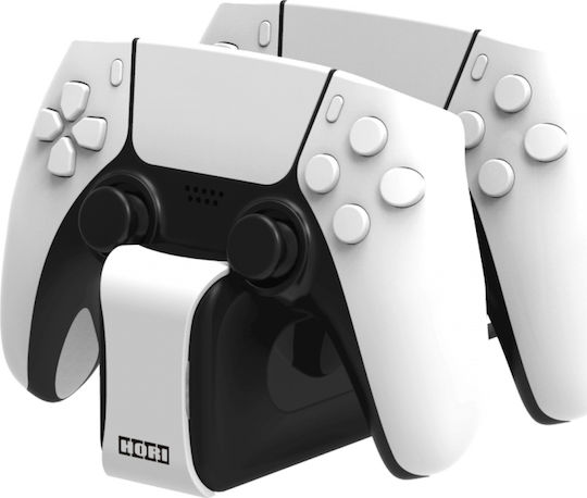 Hori Dual Charger for DualSense Charging Station for 2 controllers PS5 White