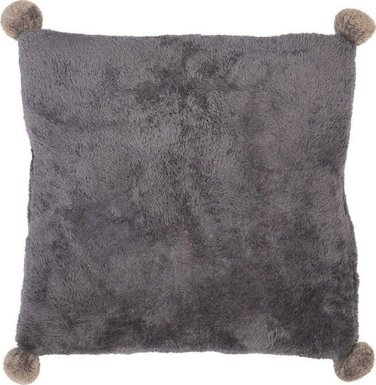 Nef-Nef Homeware Nasty Χριστουγεννιάτικο Διακοσμητικό Μαξιλάρι Τετράγωνο Γκρι 50x50εκ.