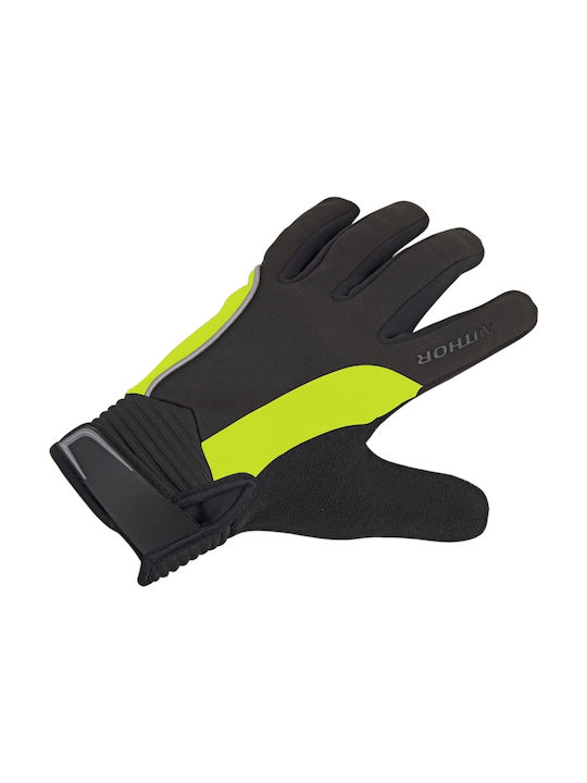 Author Windster Light Χ8 Full Finger Cycling Gloves Black