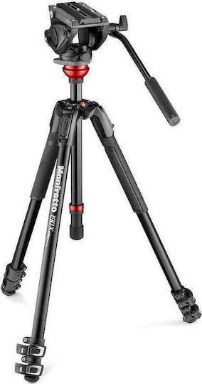 Manfrotto Cap Video Fluid 500 Bază Plată cu Trepied Video Aluminiu 190X Hidraulic și Sarcină Maximă 5kg