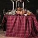 Nef-Nef Homeware Christmas Tablecloth Fabric Red L140xW140cm.