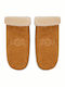 Sheepskin Embroider 20932 Chestnut Glofe with Fur