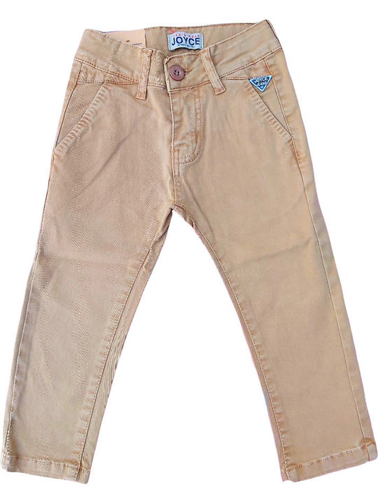 Joyce Kinder Hose Chino Stoff Beige