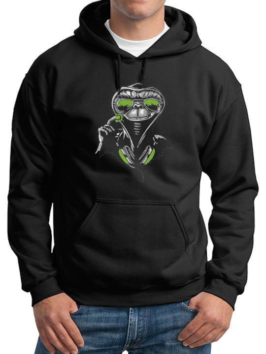 Sweatshirt Hoded ET Schwarz