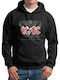 Φούτερ Hooded ACDC Black Ice Μαύρο