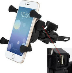 Mount Phone Motorcycle with Clip 3.5-6.5" for Mirror