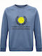 Sweatshirt Unisex, Bio "Gegen modernen Fottball", Blau