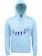 Hoodie Unisex "Basketball Evolution", Creamy Blue