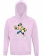 Hoodie Unisex, Organic " John Cena ", Creamy Pink